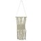 Hand Tied Macrame Bohemian Style Wall Pocket 27 Inches High Boho Decor